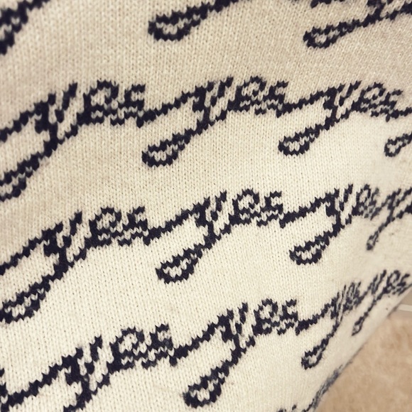 JCrew Yes No Sweater XS SOLD OUT - Picture 5 of 7